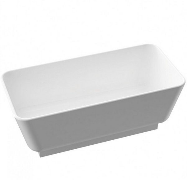 Ванна з штучного каменю Marmorin Balta 155х74 см окремостояча білий низ  721 160 020 xx x