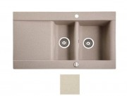 Мийка для кухні Marmorin Voga 1,5k 10 95х54 см штучний камінь Magranit сафарі 110 513 001