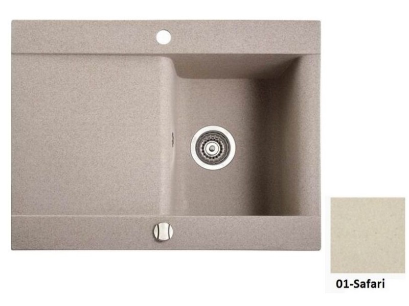 Мийка для кухні Marmorin Voga 1k 10 71,6х54 см штучний камінь Magranit сафарі 110 113 001