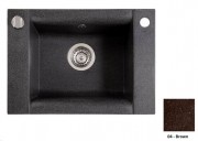 Мийка для кухні Marmorin Voga 1k 54х40,8 см штучний камінь Magranit коричневий 110 103 004