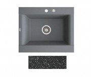 Мойка для кухни Marmorin Voga II 1k 62х51 см искусственный камень Magranit черный 712 103 002