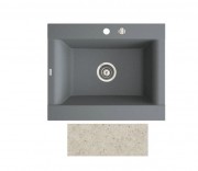 Мойка для кухни Marmorin Voga II 1k 62х51 см искусственный камень Magranit песочный 712 103 007