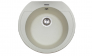 Мойка для кухни Miraggio Tuluza врезная круглая с переливом матовый Jasmine 0000047