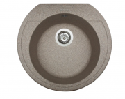 Мойка для кухни Miraggio Tuluza врезная круглая с переливом матовый Terra 0000049