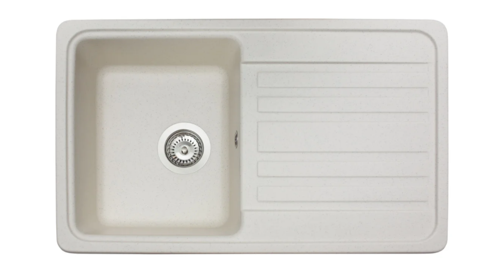 Мойка для кухни Miraggio Versal врезная прямоугольная с крылом с переливом матовый Jasmine 0000060