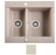 Мойка для кухни Marmorin Voga 1,5k 63,7х54 см искусственный камень Magranit сафари 110 503 001