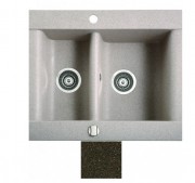 Мойка для кухни Marmorin Voga 1,5k 63,7х54 см искусственный камень Magranit коричневый 110 503 004