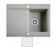 Мойка для кухни Marmorin Voga 1k 10 71,6х54 см искусственный камень Magranit белый 110 113 006