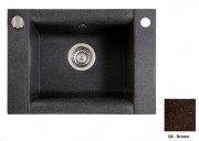 Мийка для кухні Marmorin Voga 1k 54х40,8 см штучний камінь Magranit коричневий 110 103 004