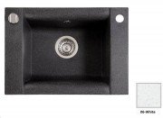 Мийка для кухні Marmorin Voga 1k 54х40,8 см штучний камінь Magranit білий 110 103 006