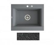 Мойка для кухни Marmorin Voga II 1k 62х51 см искусственный камень Magranit черный 712 103 002
