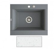 Мойка для кухни Marmorin Voga II 1k 62х51 см искусственный камень Magranit белый 712 103 006