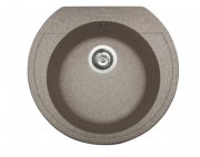 Мойка для кухни Miraggio Tuluza врезная круглая с переливом матовый Terra 0000049