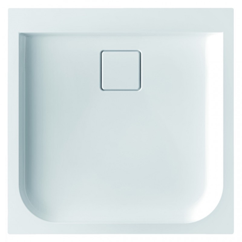 Душевой поддон Marmorin Dione 90х90 см искусственный камень белый 490 090 2xx