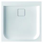 Душовий піддон Marmorin Dione 90х90 см штучний камінь білий 490 090 2xx