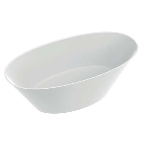 Ванна из искусственного камня Marmorin Luka 159,7х78 см отдельностоящая белый P_W_263_01_1597