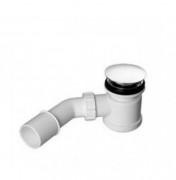 Сифон для ванны Marmorin без перелива пластик/латунь белый SBKW