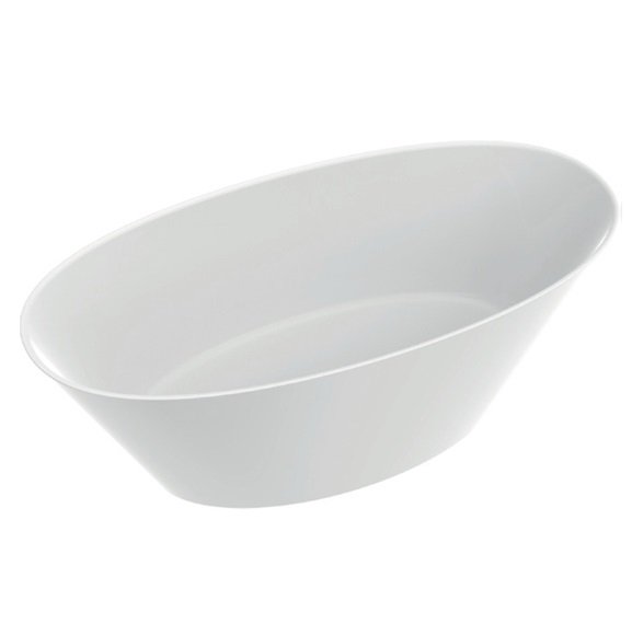 Ванна из искусственного камня Marmorin Luka 159,7х78 см отдельностоящая белый P_W_263_01_1597