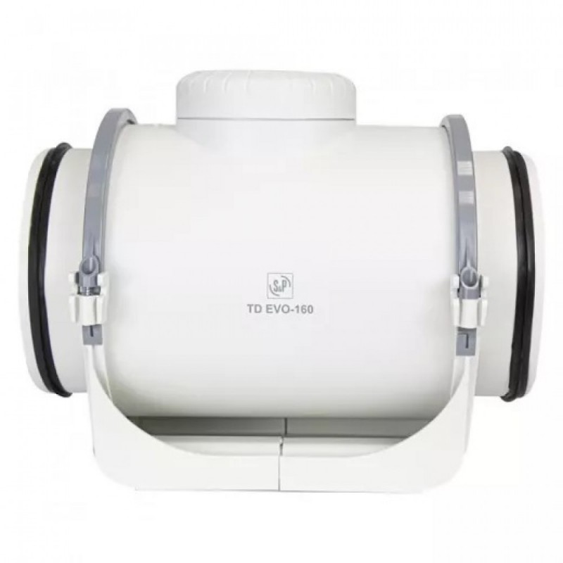 Побутовий вентилятор Soler & Palau TD EVO-160 канальний білий 5211312300