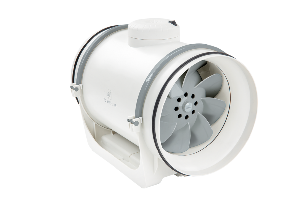 Побутовий вентилятор Soler & Palau TD EVO-315 T канальний білий 5211306400