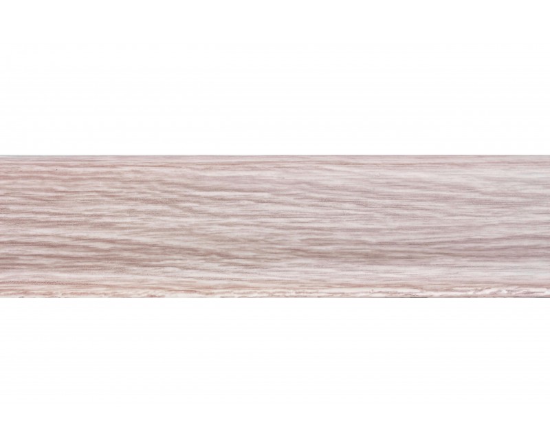 Плінтус San Decor Comfort з кабель каналом ПВХ дуб кортіна 205