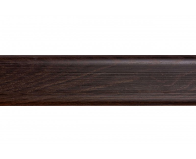 Плінтус San Decor Comfort з кабель каналом ПВХ венге моколо 206