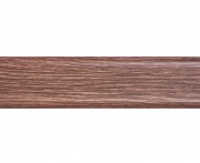 Плінтус San Decor Comfort з кабель каналом ПВХ дуб бурбон темний 212