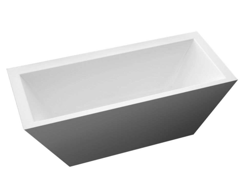 Ванна з штучного каменю Marmorin Tebe III 180х73 см окремостояча білий P 532 180 020 010