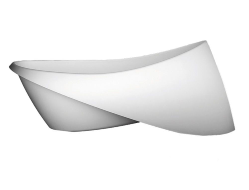 Ванна из искусственного камня Marmorin Goccia 196,7х96,3 см отдельностоящая белый P 596 200 020 010