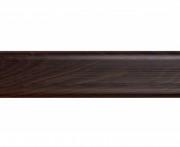 Плинтус San Decor Comfort с кабель каналом ПВХ венге моколо 206