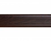 Плінтус San Decor Comfort з кабель каналом ПВХ венге моколо 206