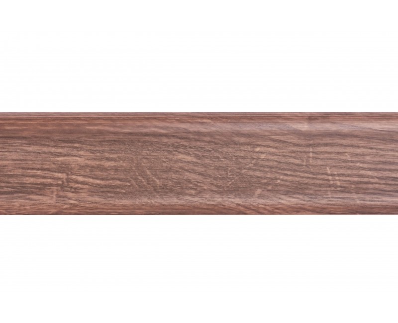 Плінтус San Decor Comfort з кабель каналом ПВХ дуб тренд 228