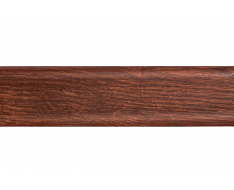 Плинтус San Decor Comfort с кабель каналом ПВХ дуб колониальный 218