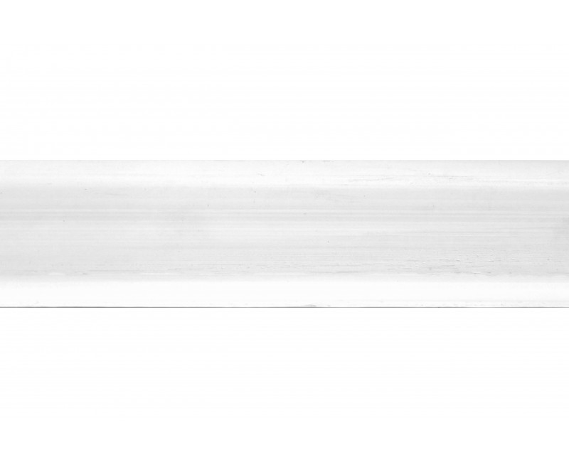 Плінтус San Decor з двох частин ПВХ білий 119