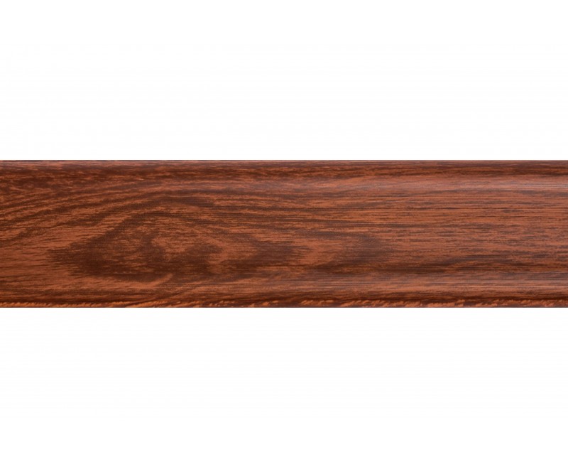 Плинтус San Decor из двух частей ПВХ арабика 125