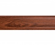 Плинтус San Decor из двух частей ПВХ арабика 125