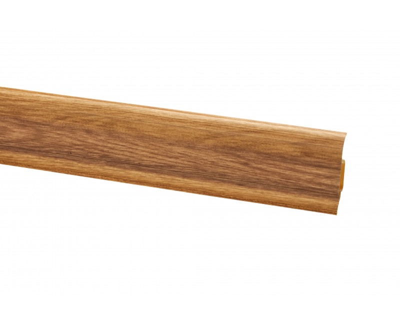 Плинтус San Decor из двух частей ПВХ дуб светлый 195