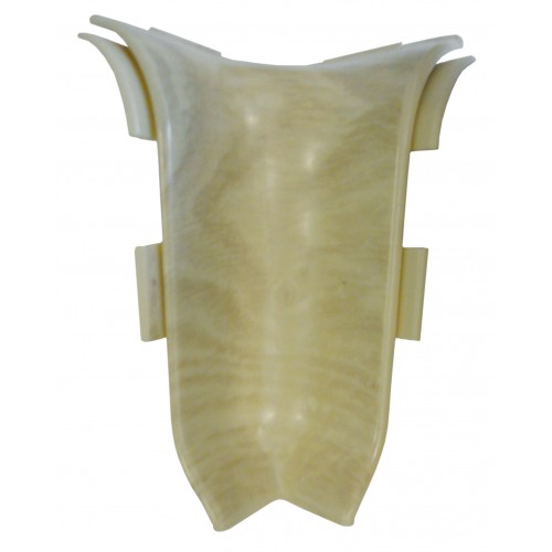 Внутрішній кут на плінтус San Decor з двох частин ПВХ палітра на вибір ВУДххх