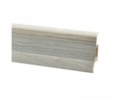 Плінтус San Decor Elegance з кабель каналом ПВХ дуб тосколано 791