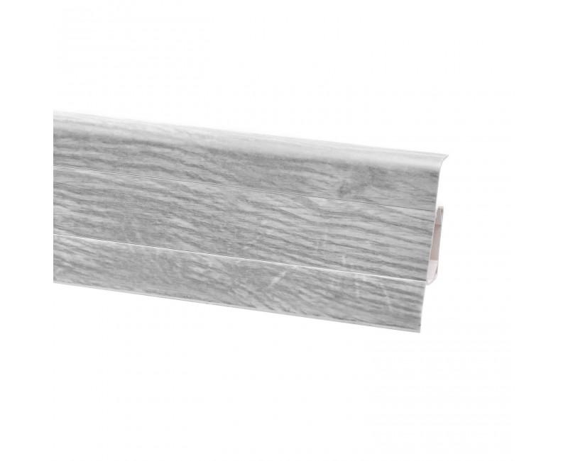 Плінтус San Decor Elegance з кабель каналом ПВХ дуб формігаль 797