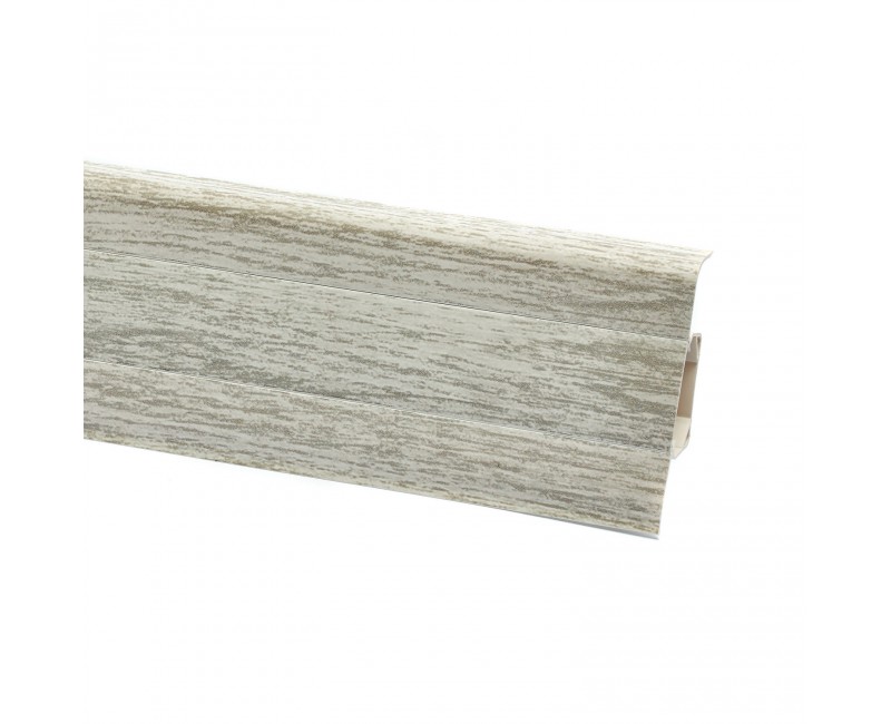 Плинтус San Decor Elegance с кабель каналом ПВХ монтесума 798