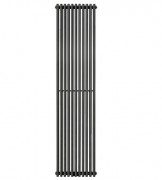 Дизайнерский радиатор Betatherm Praktikum 2 180х42,5 см сталь черный PV 2180/11 9005M 99