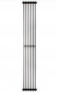 Дизайнерский радиатор Betatherm Metrum 2 180х25,5 см сталь черный BM6 2180-30/08 9005М 66