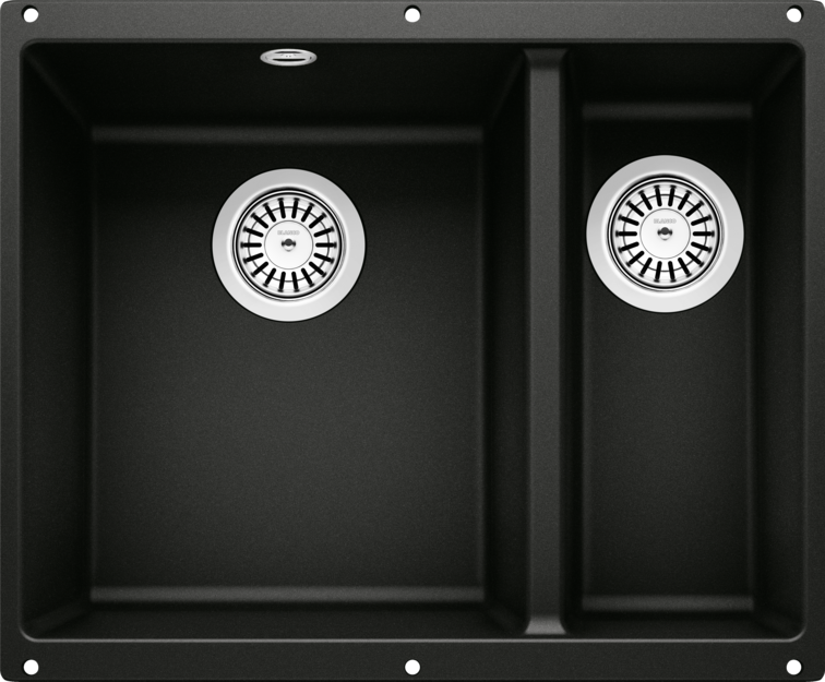 Мойка для кухни Blanco Rotan 340/160-U 55,5х46 см SILGRANIT® PuraDur® черный 526096