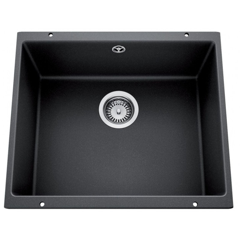 Мойка для кухни Blanco Rotan 500-U 53х46 см SILGRANIT® PuraDur® антрацит 523075
