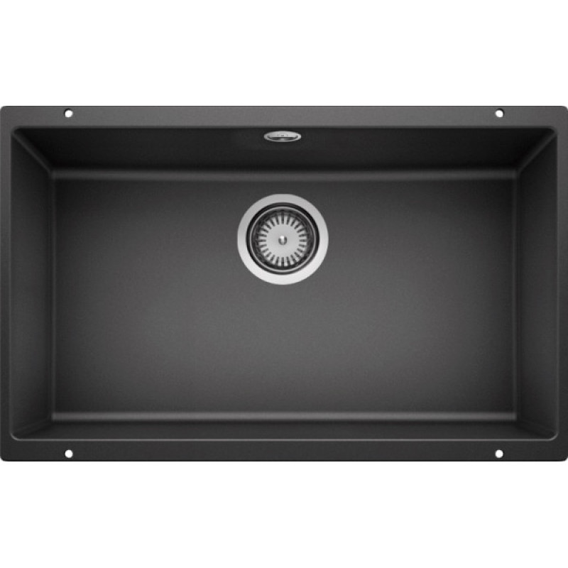 Мойка для кухни Blanco Rotan 700-U 73х46 см SILGRANIT® PuraDur® антрацит 521344