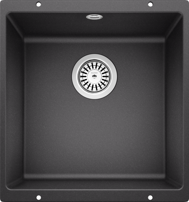 Мойка для кухни Blanco Rotan 400-U 43х46 см SILGRANIT® PuraDur® антрацит 521332