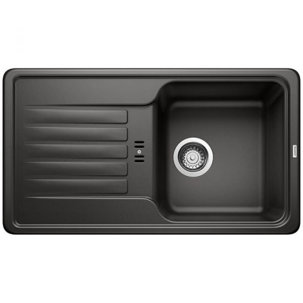 Мойка для кухни Blanco Favos mini 78х43,5 см SILGRANIT® PuraDur® черный 526078