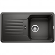 Мийка для кухні Blanco Favos mini 78х43,5 см SILGRANIT® PuraDur® чорний 526078