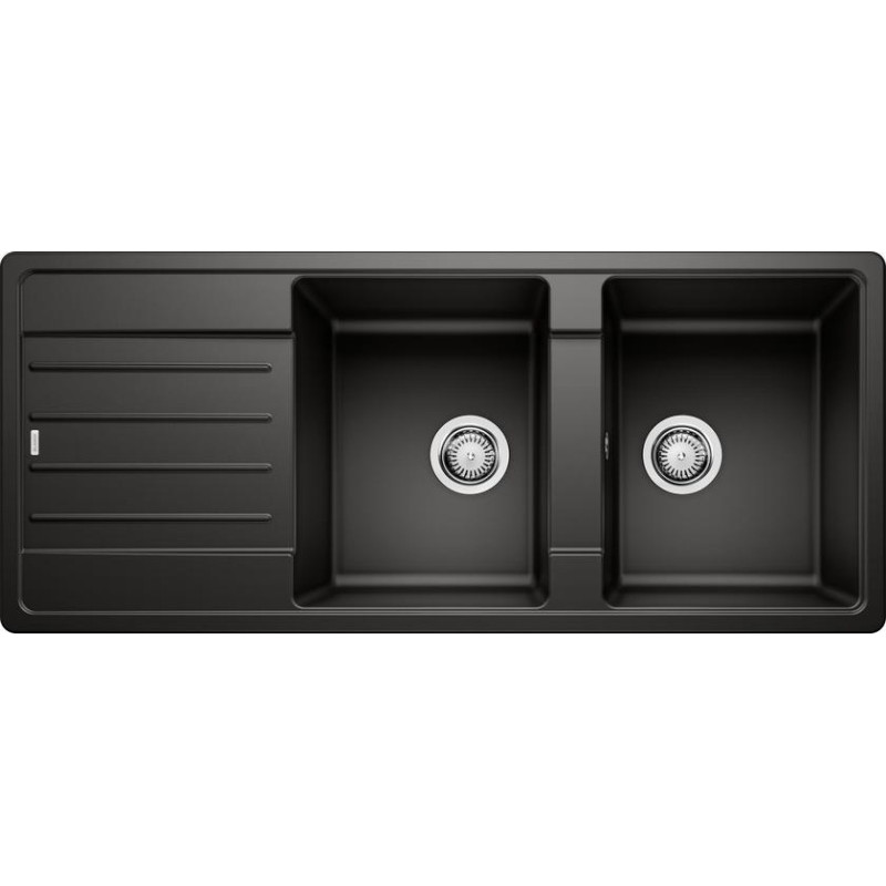 Мийка для кухні Blanco Legra 8 S 116х50 см SILGRANIT® PuraDur® чорний 526088